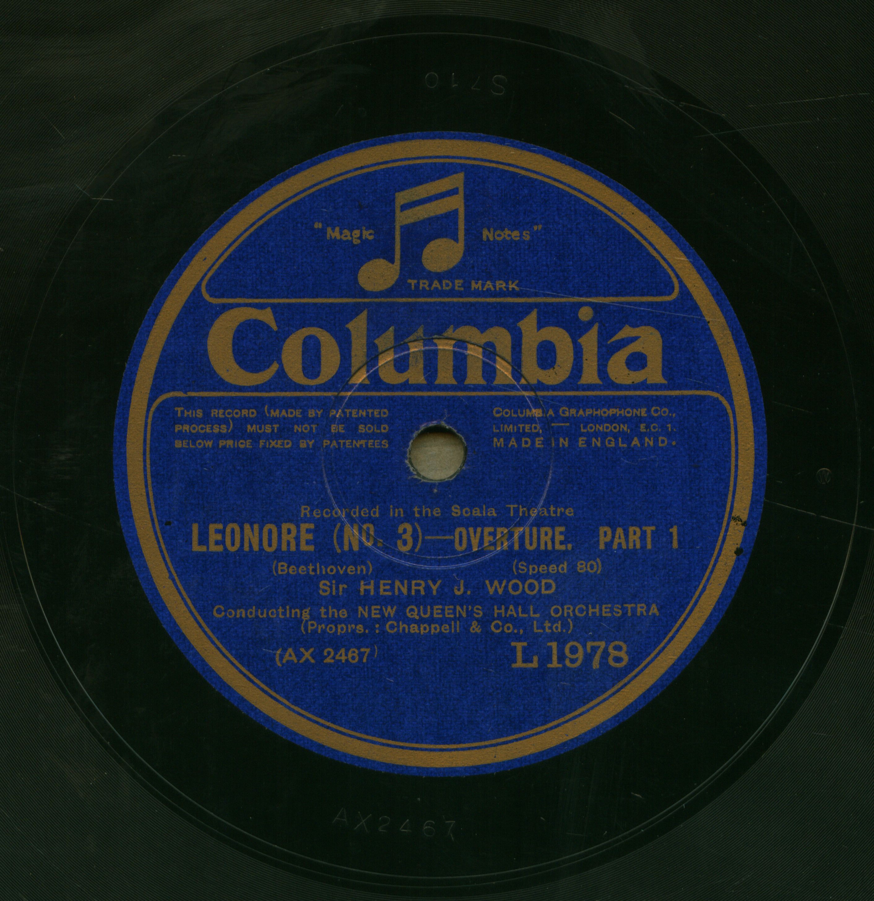 Leonore (Nr. 3) [Hangfelvétel] -Overture